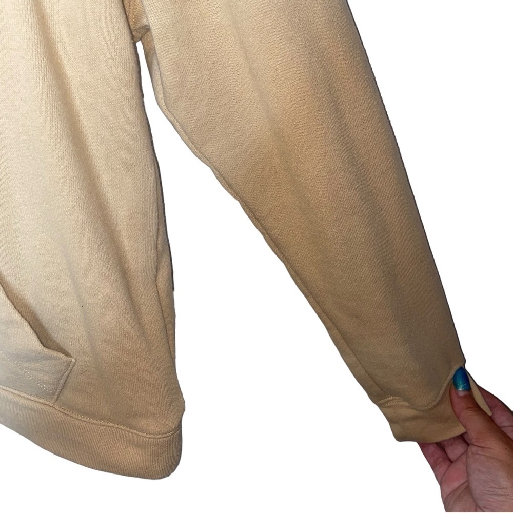 MADEWELL Dip-Dye Drawstring Hoodie Sweatshirt Dropped Shoulder Desert Dunes S - Picture 9 of 16
